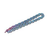 ZASCHMOY Catena di Bici a velocità Singola Migliorata per Marcia Fissa BMX con un Unico Design di Rugby in Acciaio Manganese 100 Collegamenti Cycling Chain
