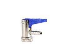 ZASCHMOY Connettore per Valvola per Pneumatici con Clamp/Holder da 6 Mm per Auto, Moto e Biciclette - Valvola di Gonfiaggio della Compagnia Aerea per Pneumatici