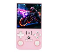 ZASCHMOY Console di Gioco Portatile retrò R36MAX con Batteria a Lunga Durata da 4000 MAh, Console di Gioco Portatile Open Source da 4 Pollici, Scheda di Memoria da 64 GB Inclusa, Blu Sera (PINK)