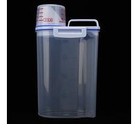 ZASCHMOY Contenitore per Riso Sigillato di Grande capacità da 2 Pezzi, Contenitore per Alimenti a Prova di Secco e Insetti, Adatto per Conservare Riso e Farina, in Plastica di Alta qualità