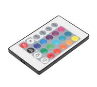 ZASCHMOY Controller per strisce LED RGB da 5V a 24 tasti con telecomando wireless - Perfetto per luci decorative - Comoda connessione USB - Controllo completo del colore ed effetti din