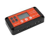 ZASCHMOY Controller Solare MPPT Avanzato con Display Dual USB e LCD per Ricarica Adattiva - Regolatore del Pannello Solare da 12 V 24 V, Ideale per la Batteria Gel Sigillata, Controller di Carica