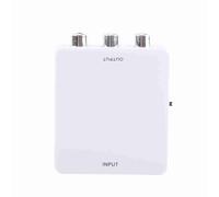 ZASCHMOY Convertitore Mini HD da Ingresso Ad AV - Adattatore Video e Composito - Supporta 720p/1080p - Ideale per Fotocamere HD, Lettori DVD e Proiettori (WHITE)