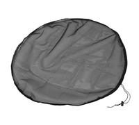 ZASCHMOY Copertina in Rete Versatile a Botte con Raggi con Facile Utilizzo, Schermo Netto in Poliestere con Cavo Elastico, Dia 90 Cm Protegge i Secchi di Raccolta dell'Acqua da Foglie e Polvere