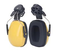 ZASCHMOY Cuffie antirumore per casco di sicurezza - Cuffie antirumore per casco di sicurezza per la protezione dell'udito nei cantieri edili - Design in PVC resistente e spugna confort