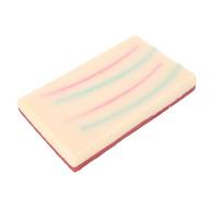 ZASCHMOY Cuscinetto di Sutura, Kit di Pratica per Sutura della Pelle in Silicone a 3 Strati con Design di Incisione Fai-te per Formazione Realistica, Strumento Educativo per Studenti