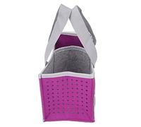 ZASCHMOY Custodia di Tessuto in Feltro Portatile con Spazio Extra per Set di Avviamento Toniebox - Borsa di Archiviazione Pieghevole Rosa per Box Tonie e Accessori (PURPLE)