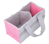 ZASCHMOY Custodia di Tessuto in Feltro Portatile con Spazio Extra per Set di Avviamento Toniebox - Borsa di Archiviazione Pieghevole Rosa per Box Tonie e Accessori (PINK)