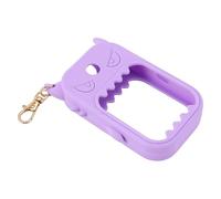ZASCHMOY Custodia Spray per le in Silicone, Custodia Protettiva a Prova di Perdite con Disegno di Cartoni Animati e Portachiavi, per Flaconi Spray 30 Ml Viola