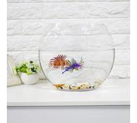 ZASCHMOY Decorazioni di Pesce Artificiale Acquario Glow-in-The-The-Dark-Ornamenti di Pesce Leone in Silicone per Vasca di Pesce-Animale di Simulazione Galleggiante Realistica (Rosso)