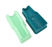 ZASCHMOY Easy Release Cilindro Ice Cube con Coperchio - Vassoio di Ghiaccio di Silicone a Grande capacità Professionale per Bevande - 2pc Verdi (GREEN)