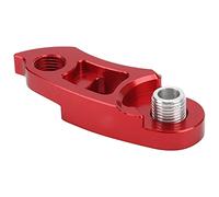 ZASCHMOY Estensione del Gancio del Deragliatore Posteriore in Alluminio - Gancio di Coda per Bicicletta Nera per Transizione a velocità Regolare - Aumento di Lunghezza di 41 Mm, Si Adatta a 36T a