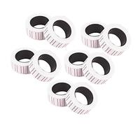 ZASCHMOY Etichettatrice per Prezzi, Carta Adesiva da 10 Rotoli con Stampa Chiara per Prezzi e Data, Ampia Applicazione per Uffici, Negozi Al Dettaglio, Piccole Imprese (WHITE)