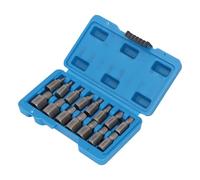 ZASCHMOY Extractor a Vite 15 Pc Set CR MO Acciaio con Testa Esagonale per un Kit di Strumenti di Rimozione dei Bulloni Danneggiati e Facilmente Fuori