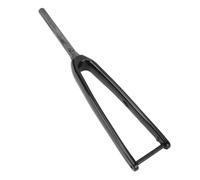 ZASCHMOY FORCHIO ANTERIORE CICLING 3K T800 Fibra di Carbonio da 100x12 Mm Attraverso l'assale con Diametro da 1-1/8 Pollici, Freno a Disco Piatto da 45 Mm, Finitura Lucida per Bici da Strada (Luce