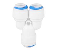 ZASCHMOY Giunto per Connettore Tubo in PE per Depuratore d'acqua 5 Raccordi a T G1/4 Y - Materiale POM Durevole, Tenuta a Prova di Perdite, Design Ad Artiglio Sicuro (Giunto di biforcazione per