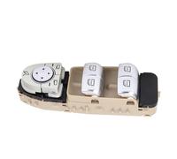 ZASCHMOY Interruttore Alzacristallo Elettrico Lato Conducente Sinistro 2139055103 Interruttore di Controllo Finestra per Classe E W213 2016-2023 Marrone (Beige)