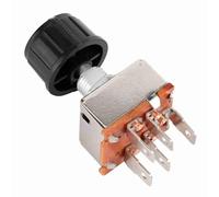 ZASCHMOY Interruttore Universale del Ventilatore CA - Controllo del Volume dell'aria Condizionata a 3 velocità con Manopola in Plastica, Materiale Resistente, Adatto a più Veicoli