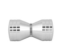 ZASCHMOY Le Manopole per Maniglie per Porte Doccia Cromate in Lega di Alluminio Sono Adatte per Porte Doccia in Vetro e per ufficio. Sono Disponibili Tre Moderni Accessori per la casa. (Lega di