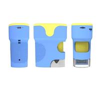 ZASCHMOY Microscopio Tascabile per Bambini Microscopio Digitale Portatile con Schermo IPS 2.0 Ingrandimento 200X Funzione Fotocamera per Bambini Esplorazione Scientifica Uso Inter (BLUE)