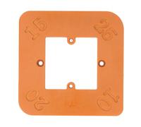 ZASCHMOY Modello Versatile del Raggio dell'angolo Rotondo con R10 R15 R20 R25 Opzioni per Progetti Universali per Girare il Router di Lavorazione del Legno - Materiale Sintetico Robusto per