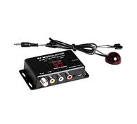 ZASCHMOY Modulatore RF, Convertitore da AV a RF con Ripetitore IR, Ampia Gamma di Frequenze da 471,25 MHz a 885,25 MHz, per la Condivisione di DVD STB in Sistemi TV Multiroom