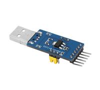 ZASCHMOY Modulo Adattatore Convertitore UART da USB a IIC I2C con Ponticello - Modulo Adattatore per Download Seriale da USB a TTL - Uscita 5 V e 3,3 V - Display di Stato LED - Baud Rate Regolabili