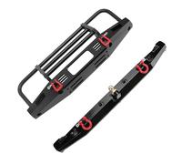 ZASCHMOY Paramper Posteriore Anteriore in Metallo Versatile con Razza di Lavoro a Led Ad a Trazione Regolabile per il Gancio di Rimorchio per Assiale Assiale Ottimale SCX10II 90046 1/10 RC Crawler
