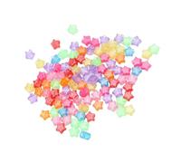 ZASCHMOY Perline per Capelli Stella Dreadlock Decorazione 100 Pezzi 1 Cm Acconciature Fai Te Accessori Sposa Feste Resina Plastica