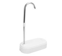 ZASCHMOY Pompa di Distributore d'acqua per Desktop Portatile con Vassoio e Tubo - Pompa dell'acqua Potabile in Bottiglia Elettrica Versatile per Soggiorno, o Caduta (WHITE)