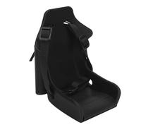 ZASCHMOY Portabambole da Bici Pieghevole con Cinturino Regolabile, Lunghezza Anteriore in Plastica, Seggiolino per Bici per Divertimento all'aria Aperta (BLACK)