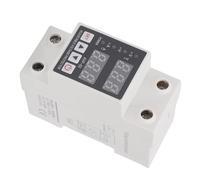 ZASCHMOY Protezione da Sovratensione 1-63A Montaggio su Guida DIN CA 230 V Monofase con Protezione Corrente Regolabile per Scatola di Distribuzione Domestica