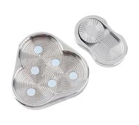 ZASCHMOY Punteggio per Scorrimento della Rotazione Triangolare - Push di Punta di Punta in Metallo Portatile per Adulti - Cursore Sensoriale Ergonomico con Consistenza a Spirale per Sollievo da