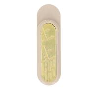 ZASCHMOY Push Meccanico Slider Magnetica Punta di Dito del Dito per il Sollievo Dallo Stress - Slider di Decompressione in Ottone e PEI - Accoglienza di Ansia Portatile per la Stazione di Casa (WHITE)