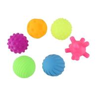 ZASCHMOY Set di Sfere Multi -sensoriale Testurizzata per Bambini - Set di Giocattolo da Bagno per Bambini Colorato con Design Unico, Materiale ABS, Sensi Tattile per il Gioco