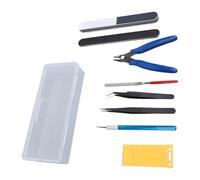 ZASCHMOY Set di Strumenti di Base per Modellatore Professionale - Kit Leggero e Portatile per Artigianato e Costruzione di Modelli, Ideale per Principianti e Hobbisti