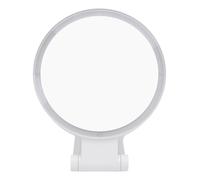 ZASCHMOY Specchio per Trucco Ingranditore Illuminato Bifacciale 1X e 10X Ricaricabile Tramite USB con 3 Regolazioni della luminosità della Temperatura Colore - Specchio LED Pieghevole Portatile per