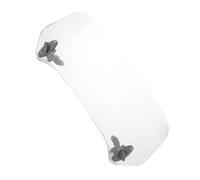 ZASCHMOY Spoiler del Parabrezza Motociclistico Universale Regolabile Trasparente con Bracci di Estensione Migliore Deflessione del e Sicurezza Stradale (Piccolo modello trasparente)