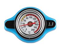 ZASCHMOY Tappo Termostatico Universale per Serbatoio dell'acqua, a Prova di Perdite, con Indicatore di Temperatura, Testa Grande, 0,9 Bar, per Radiatori per Auto (testa piccola 1.3par)