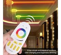 ZASCHMOY Telecomando Touch Screen Wireless Milight 2.4G - Controllo della Luce RGBW per Personalizzazione Multizona