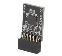 ZASCHMOY TPM 2.0 Modulo di Sicurezza di Crittografia con Modulo di Scheda Remoto, Pin 12-1 2 X 6p Interfaccia SPI per compatibilità della Scheda Madre e Protezione Migliorata dei Dati