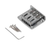 ZASCHMOY Versatile a 3 Corde per Chitarra Dura Coda a Coda con Selle Regolabili per Personalizzazione del Suono Precisa - Robusto Ponte di Chitarra Elettrica in Metallo per la Scatola dei Sigari e