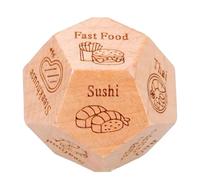Zasdvn 12 Dadi per Cibo/Film, Coppia Data Notte Dadi, Fidanzamento Divertente per Fidanzato, Coppia Cibo Dadi Decider San per Donne Uomini Dadi Giochi