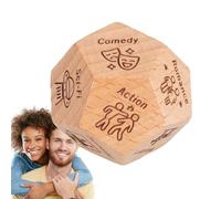 Zasdvn 12 Dadi per Cibo/Film, Coppia Data Notte Dadi, Fidanzamento Divertente per Fidanzato, Coppia Cibo Dadi Decider San per Donne Uomini Dadi Giochi