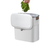 Zasdvn Cestino Portarifiuti Bagno - Cestino Appendiabile Con Coperchio Contenitore Rifiuti E, Appendibile con Coperchio sotto Lavello - per Casa Sotto Scrivania Top Auto Cucina Bagno Armadio