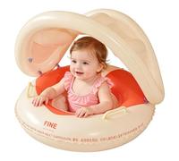Zasdvn Cuscino da nuoto per bambini, gonfiabile, con tettuccia, anello da nuoto per bambini, per la piscina, per doccia, vasca da bagno, estivo, giochi all'aperto, ragazze e