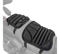 Zasdvn Cuscino Per Sella Moto | Sedile Per Cuscino In Moto Da 2 Pezzi,Coprisedile Ammortizzante Traspirante Avanzati, Traspirante Antiscivolo Assorbimento Degli Urti Adatto Guida A Lungo Termin