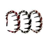 Zasdvn Fascia Con Denti - Fascia Antiscivolo Con Denti Per Donne - 3 Fascie Dentate, Accessorio Stilistico Per Viaggi Casa Ufficio Scuola