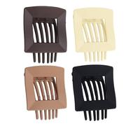 Zasdvn Lay Flat Fermacapelli Artiglio | Fermaglio Antiscivolo Per Capelli | 4 Pezzi Pinze Leggere E Lisce Per Ristorante Scuola Palestra Spiaggia Viaggio Festa Casa Lavoro