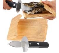 Zasdvn Oyster Shucking Clamp, Apri ostriche, Paramani Oyster Shucker, Frutti di mare, Frutti di mare Oyster Shucker Tool in legno, Oyster Shucking Clip